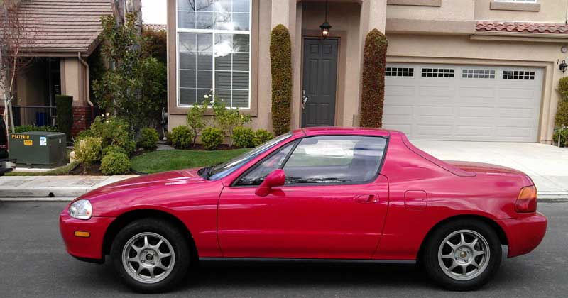 1993 Honda Del Sol electric car conversion